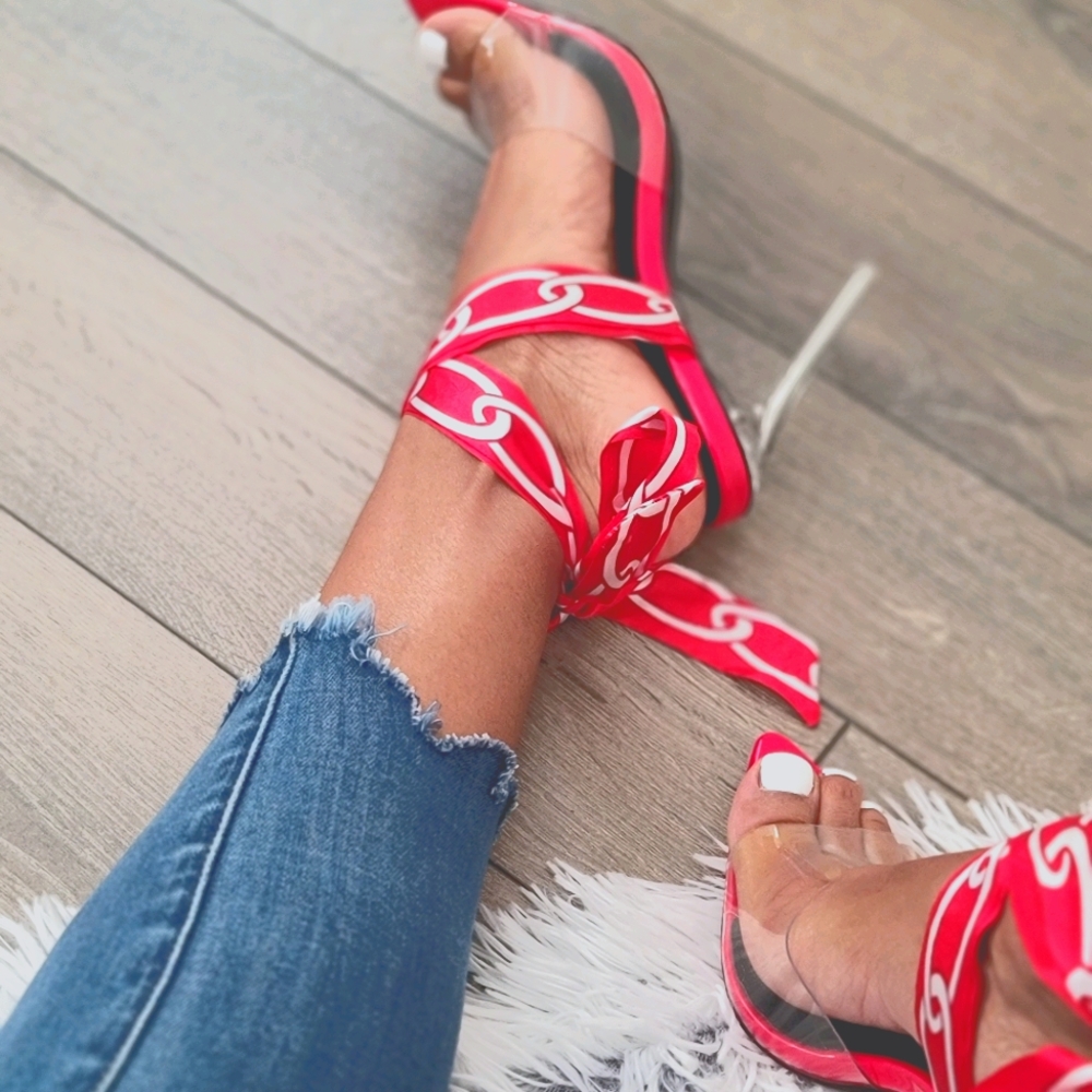 Pyrex strappy heel - Picture 2 of 2